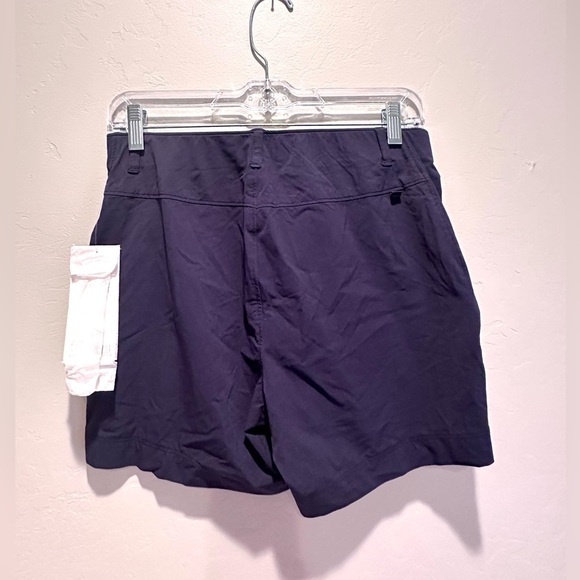 Fig Clothing Women's Navy Blue Del Shorts Size 6 Active Work Out Gym Hiking NWT - Picture 4 of 8